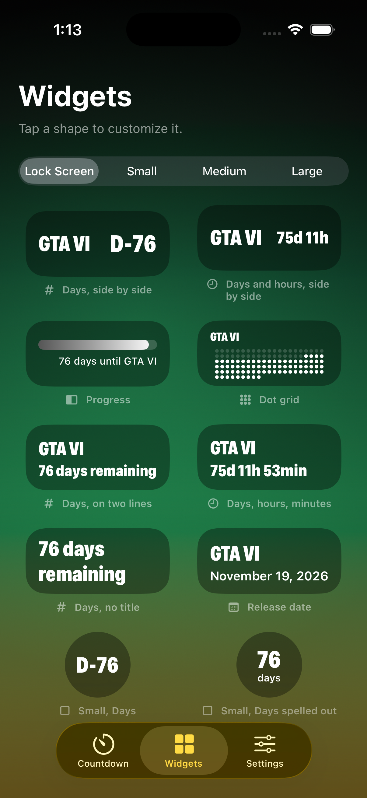 8 widgets for your Lock Screen